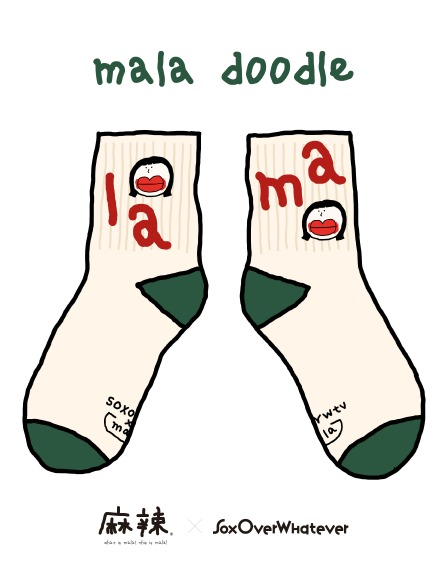 MALA Doodle Socks [SIZE S]